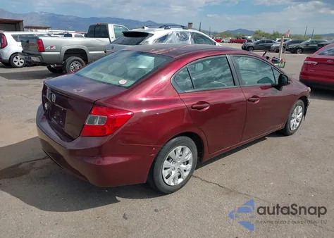 2012 Honda Civic Lx from USA, damaged, VIN 2HGFB2F5XCH591359